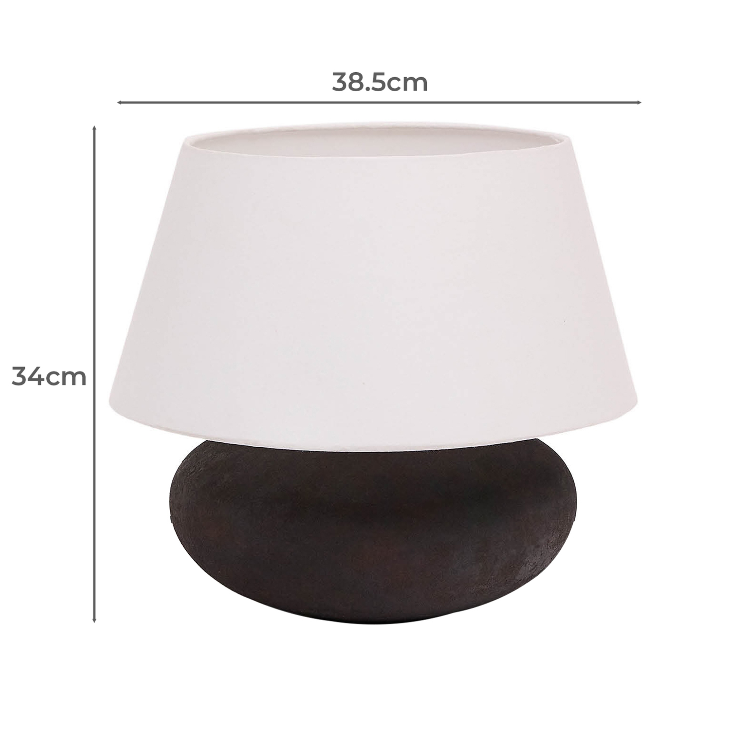 34cm Ismail Metal Table Lamp