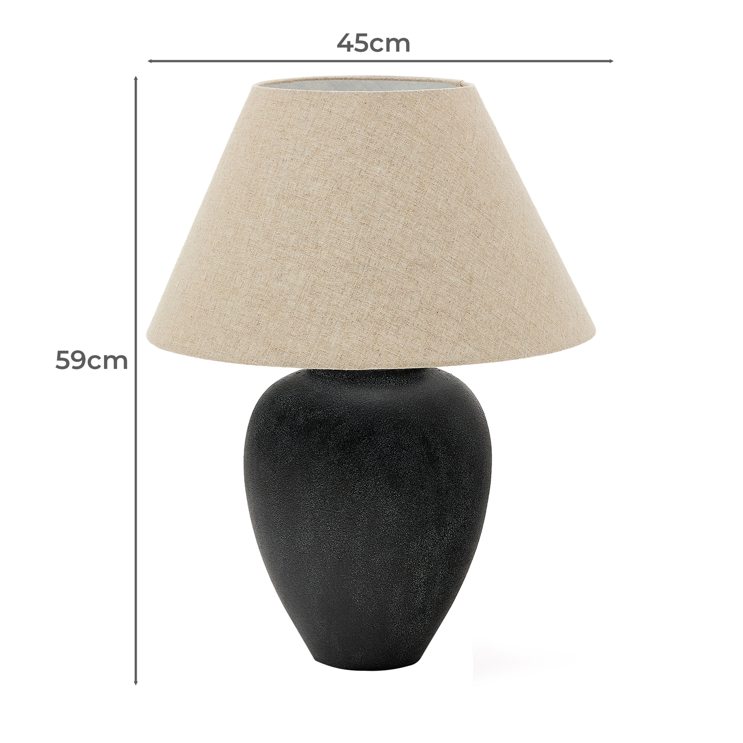 59cm Merritt Ceramic Table Lamp