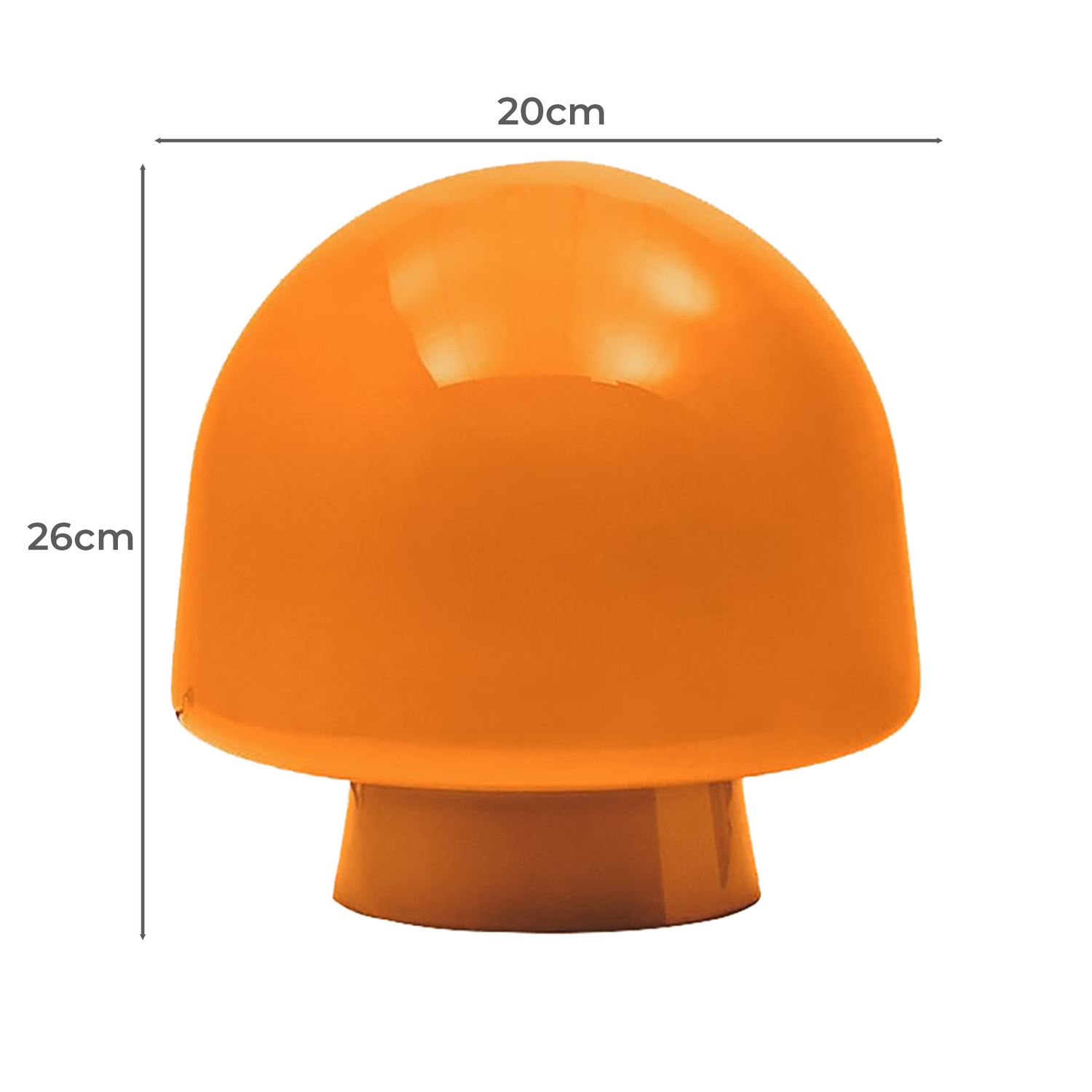 26cm Macauley Glass Table Lamp