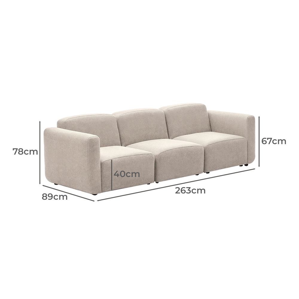 Addison 3 Seater Modular Sofa