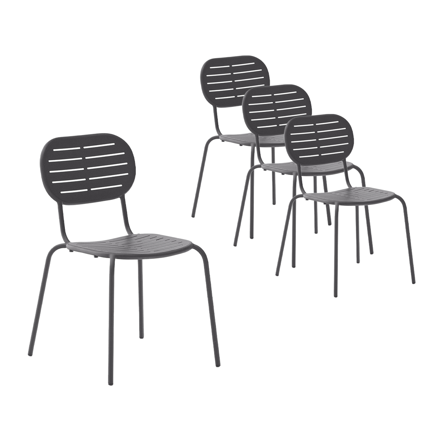 Braden Outdoor Armless Dining Chairs