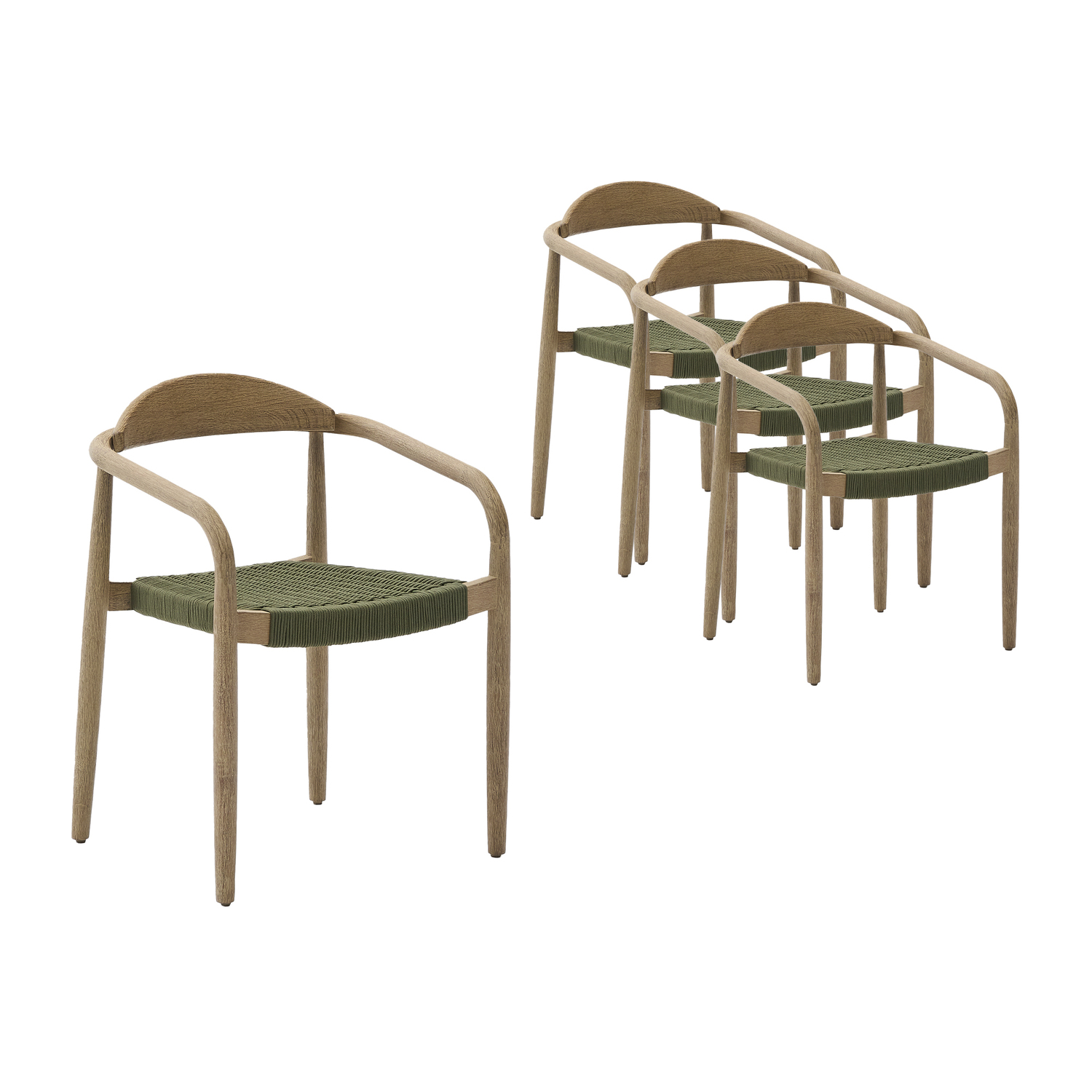Windsor Acacia Wood Outdoor Dining Chairs