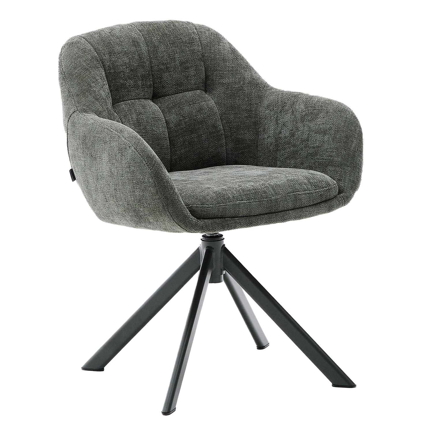 Meriden Chenille Swivel Armchair