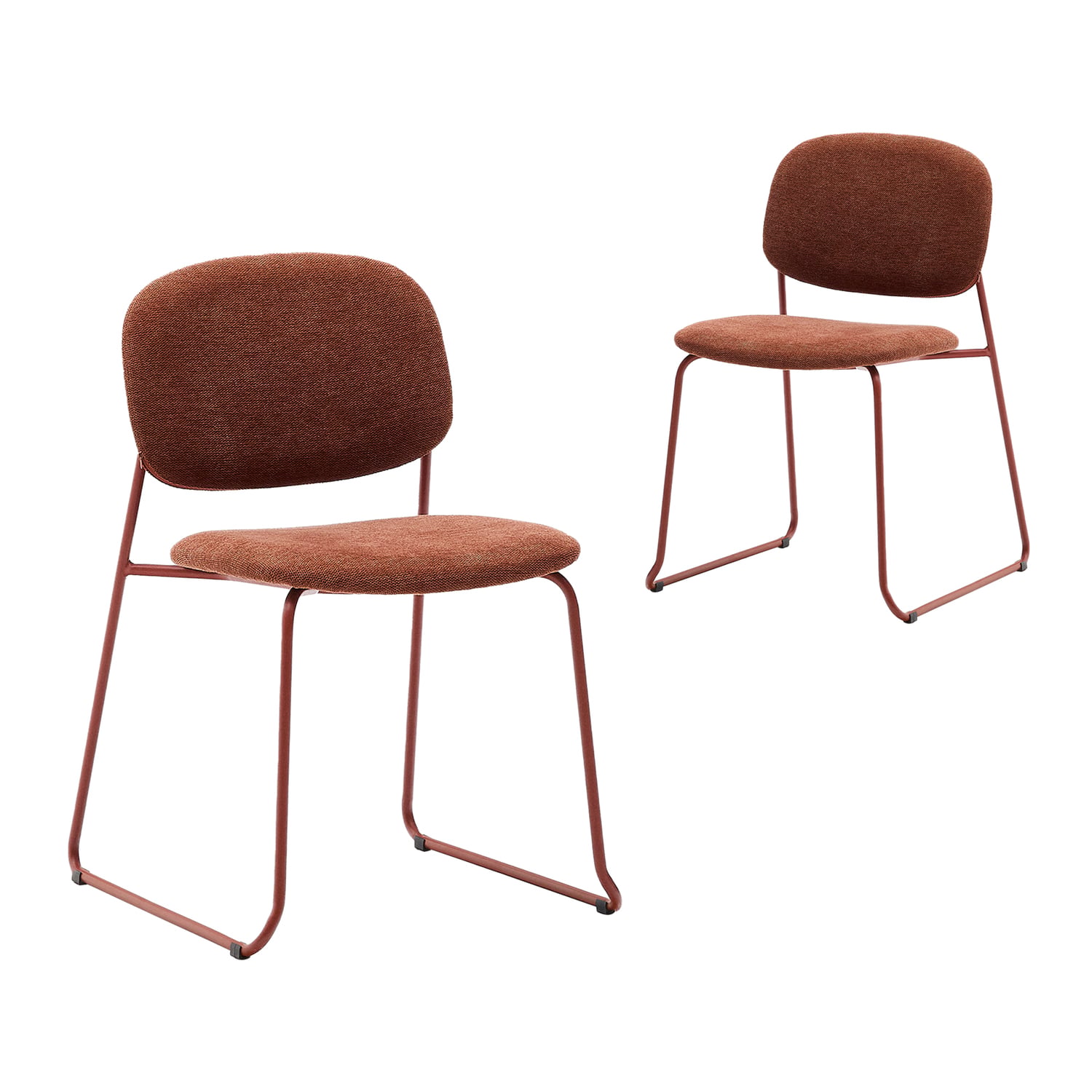 Haven Chenille Armless Dining Chairs