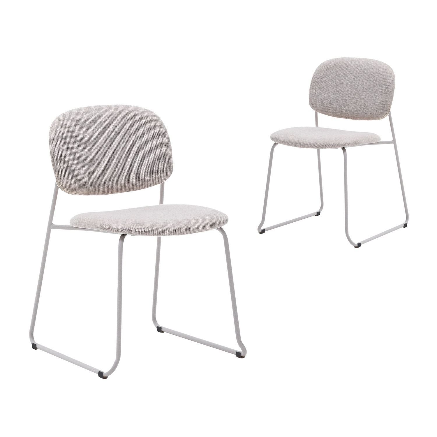 Haven Chenille Armless Dining Chairs