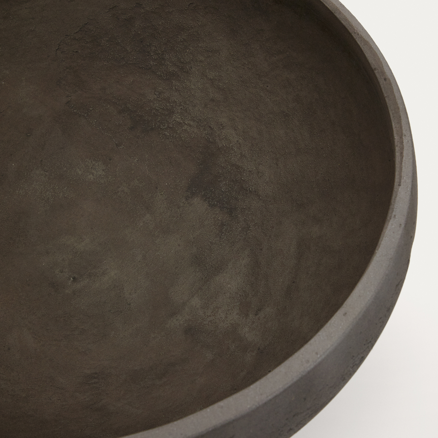 2 Piece Caribou Cement Planter Set
