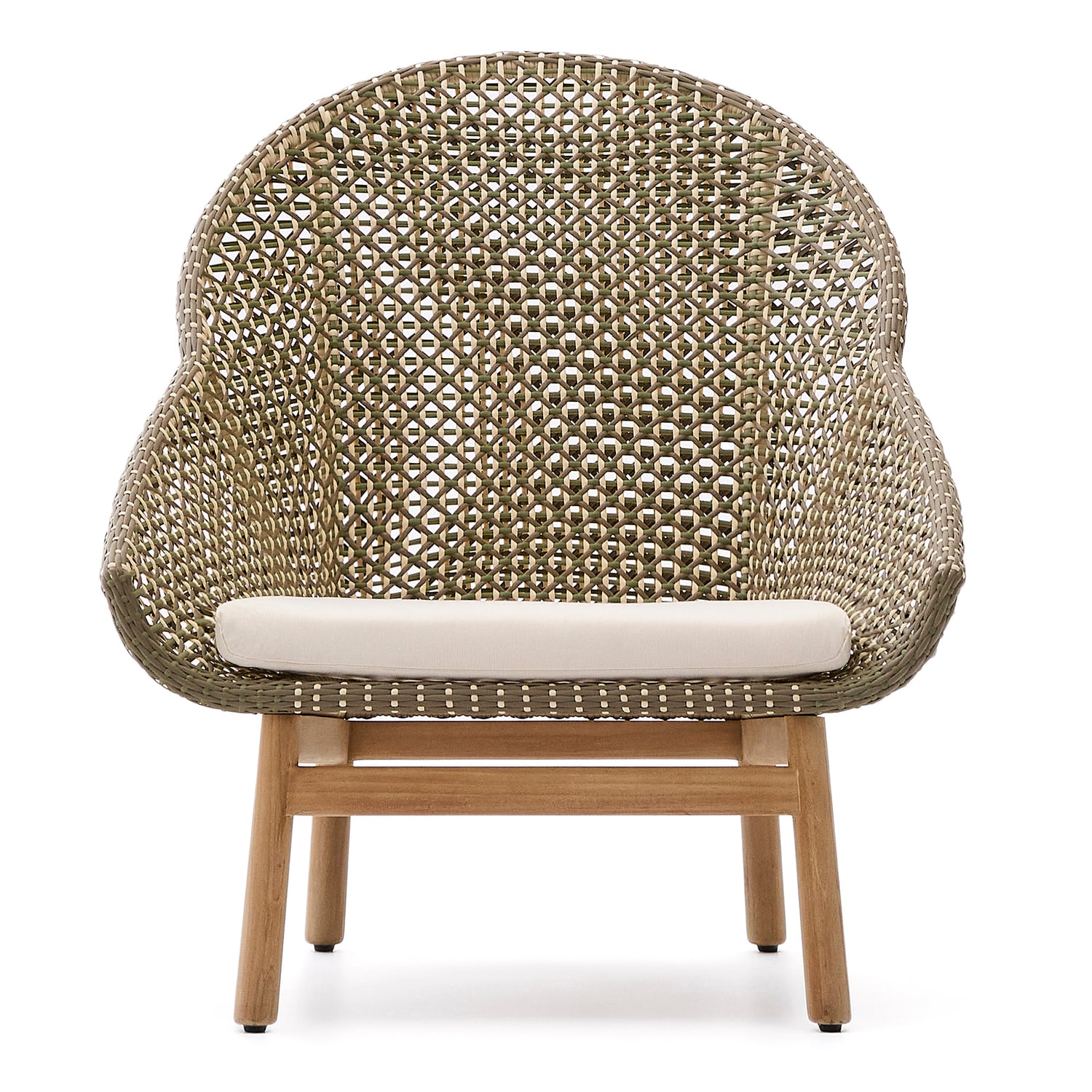 Tusca High-Back Rattan Outdoor Lounge Chair