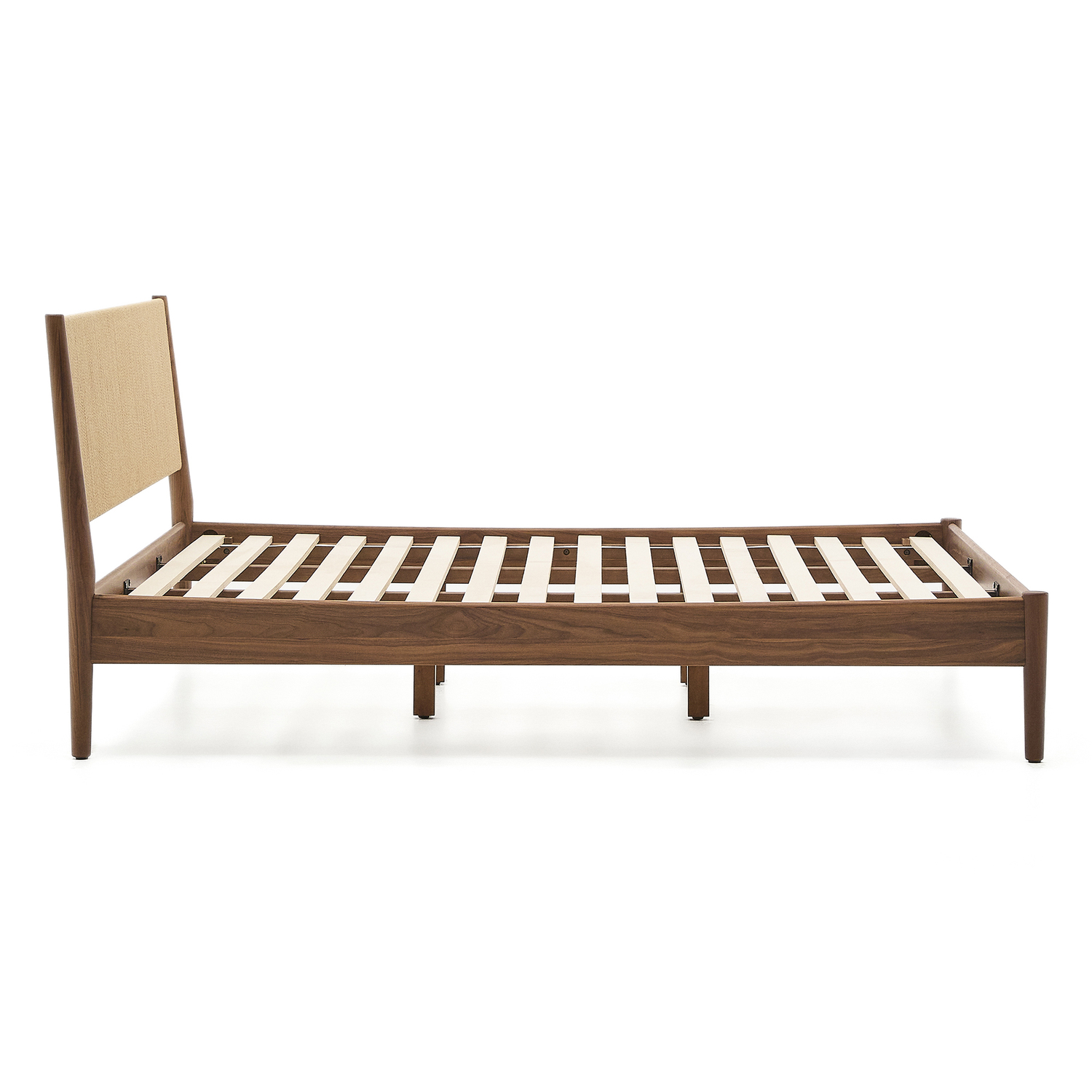 Culver Walnut Wood Platform Bed