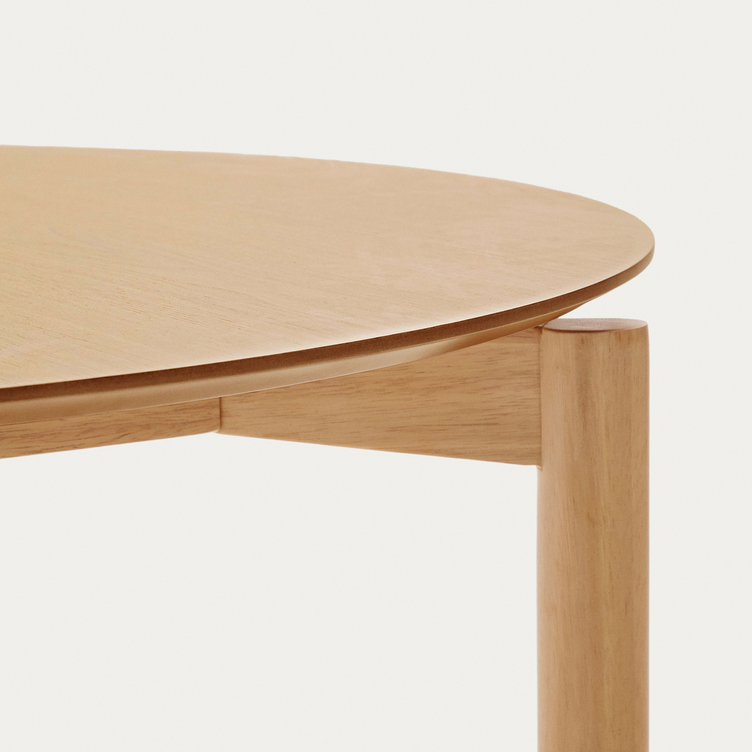 Venice Round Rubberwood Dining Table