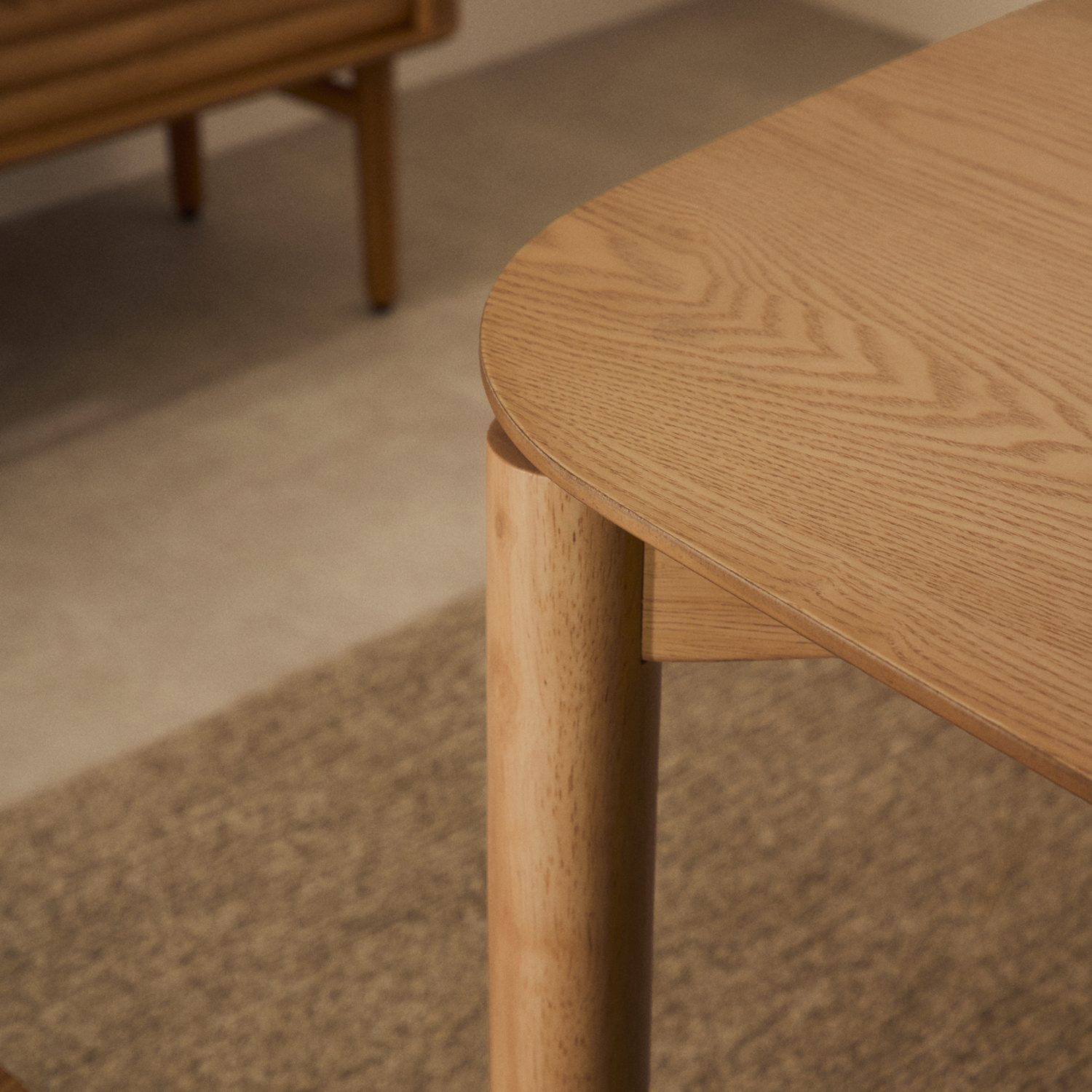 Venice Square Rubberwood Dining Table