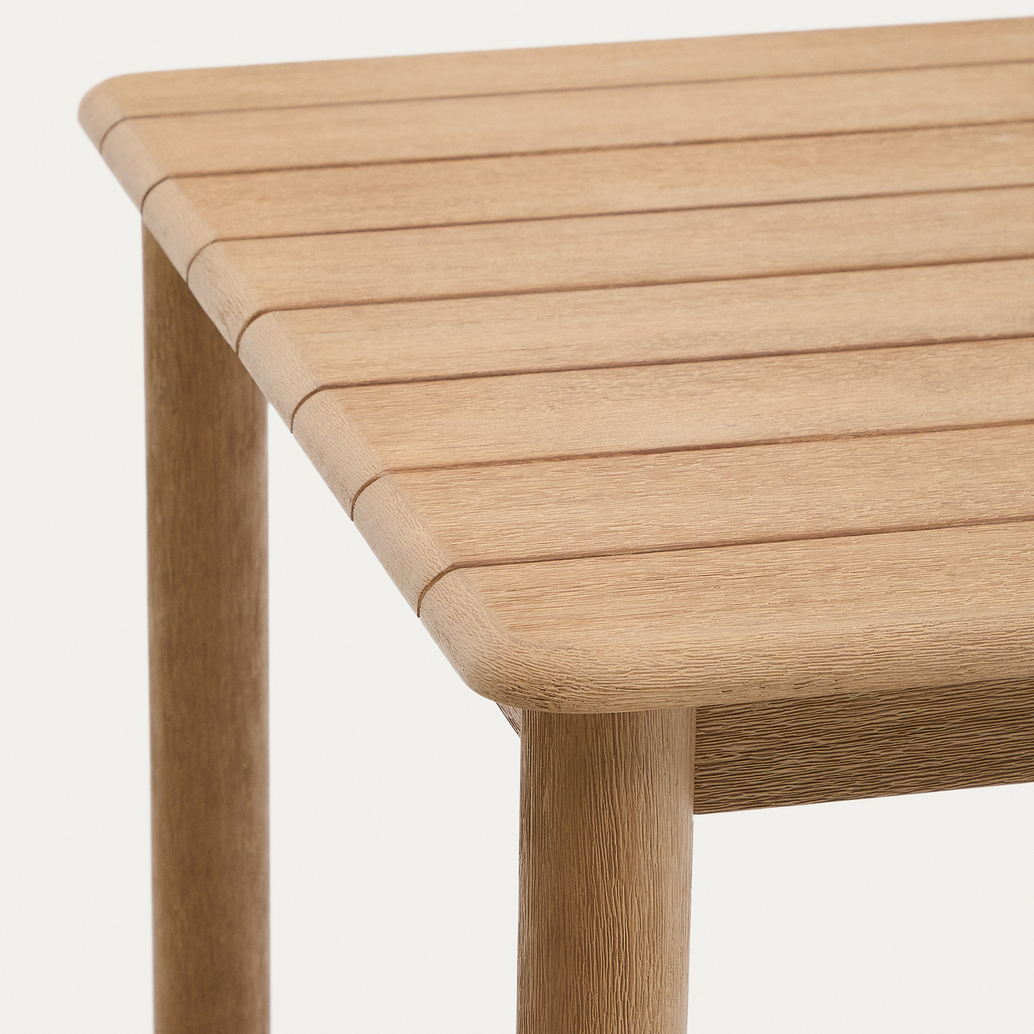 Soren Square Acacia Wood Outdoor Bar Table