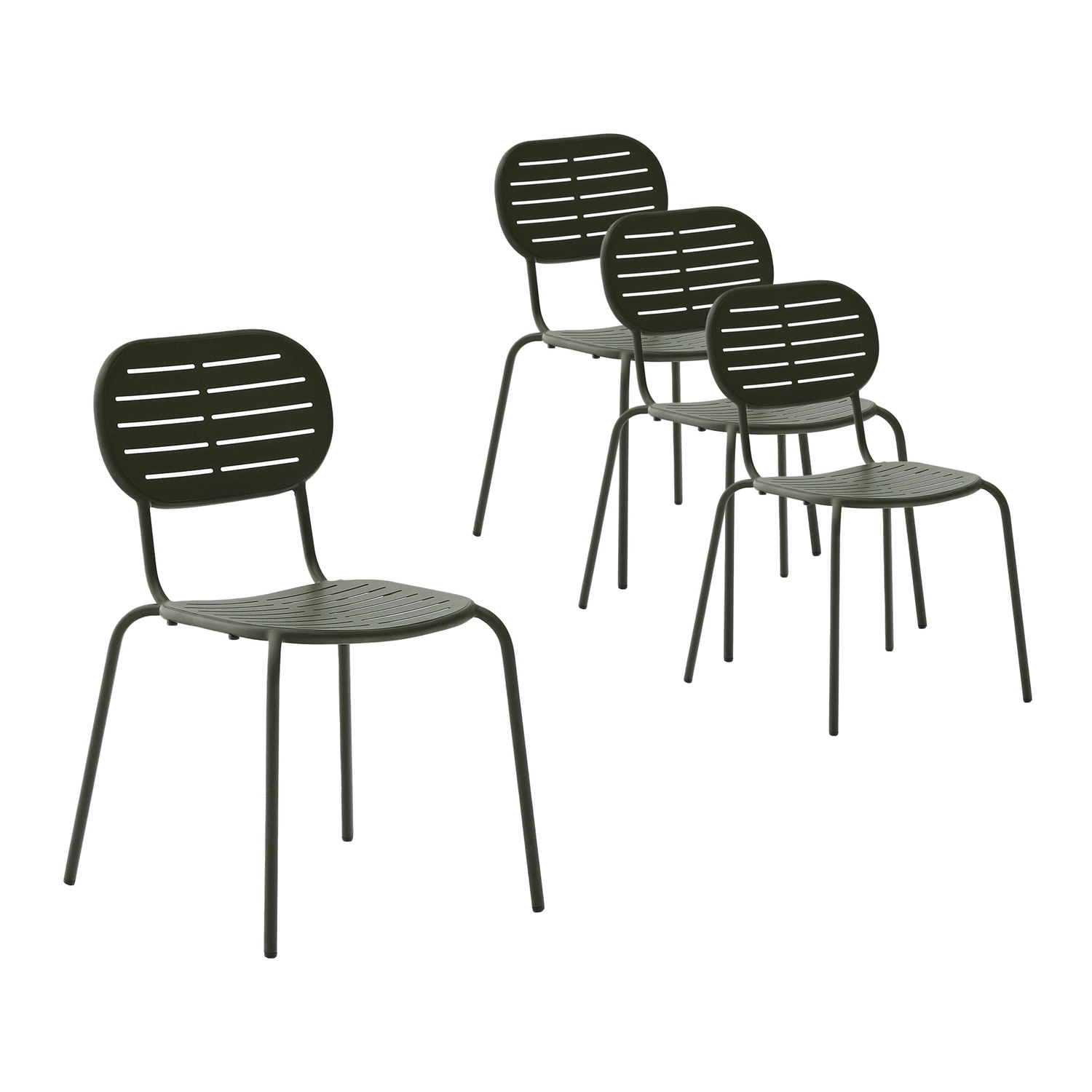 Braden Outdoor Armless Dining Chairs