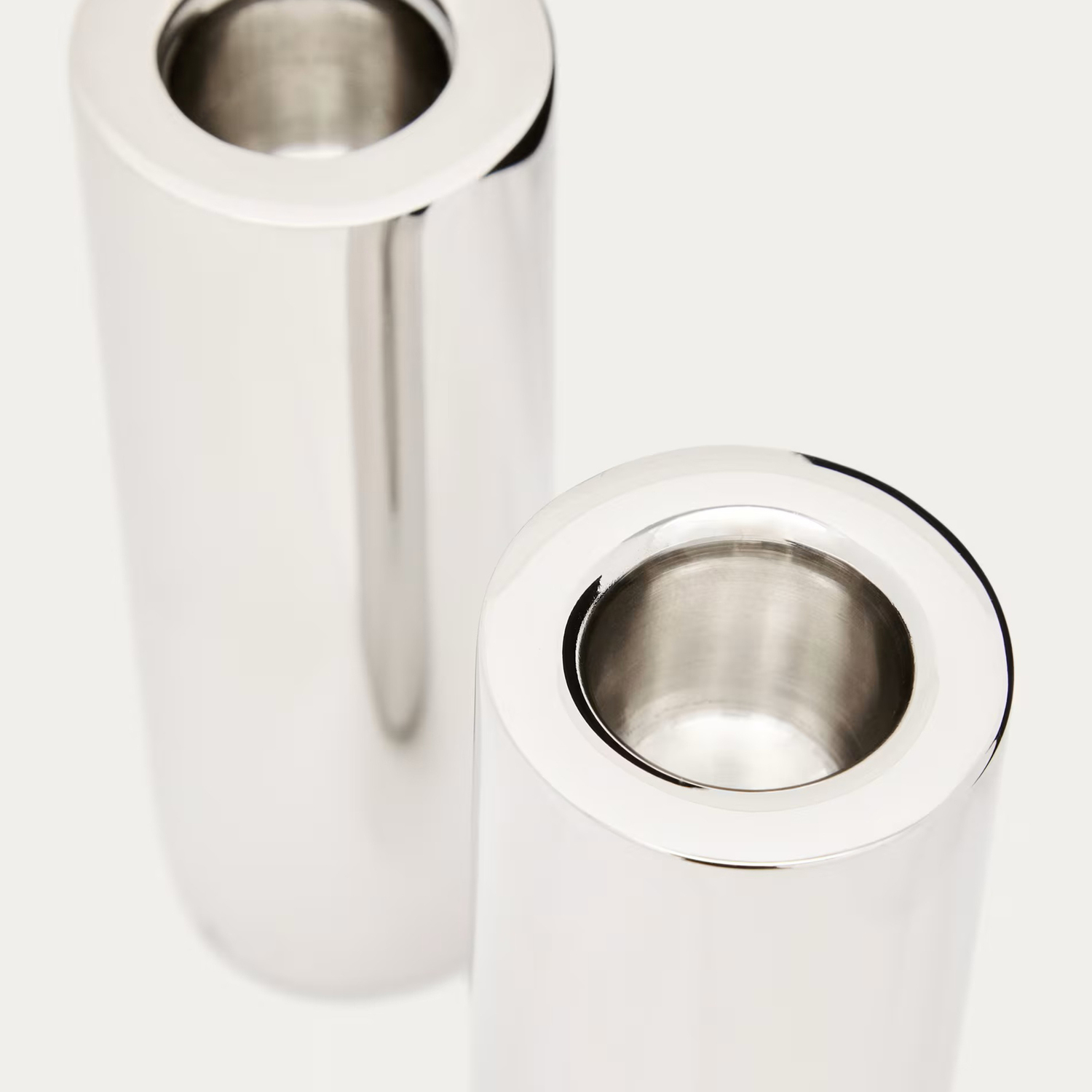 Holler Stainless Steel Candle Holders