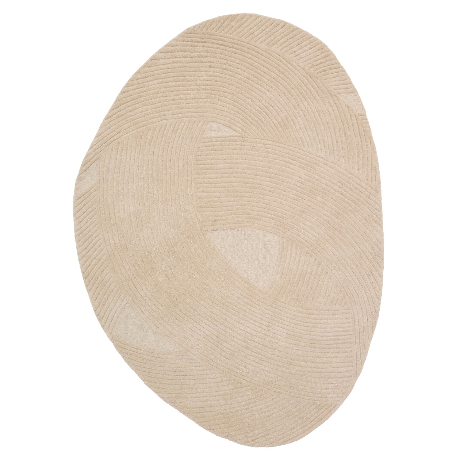 Beige Aaliyah Wool Rug