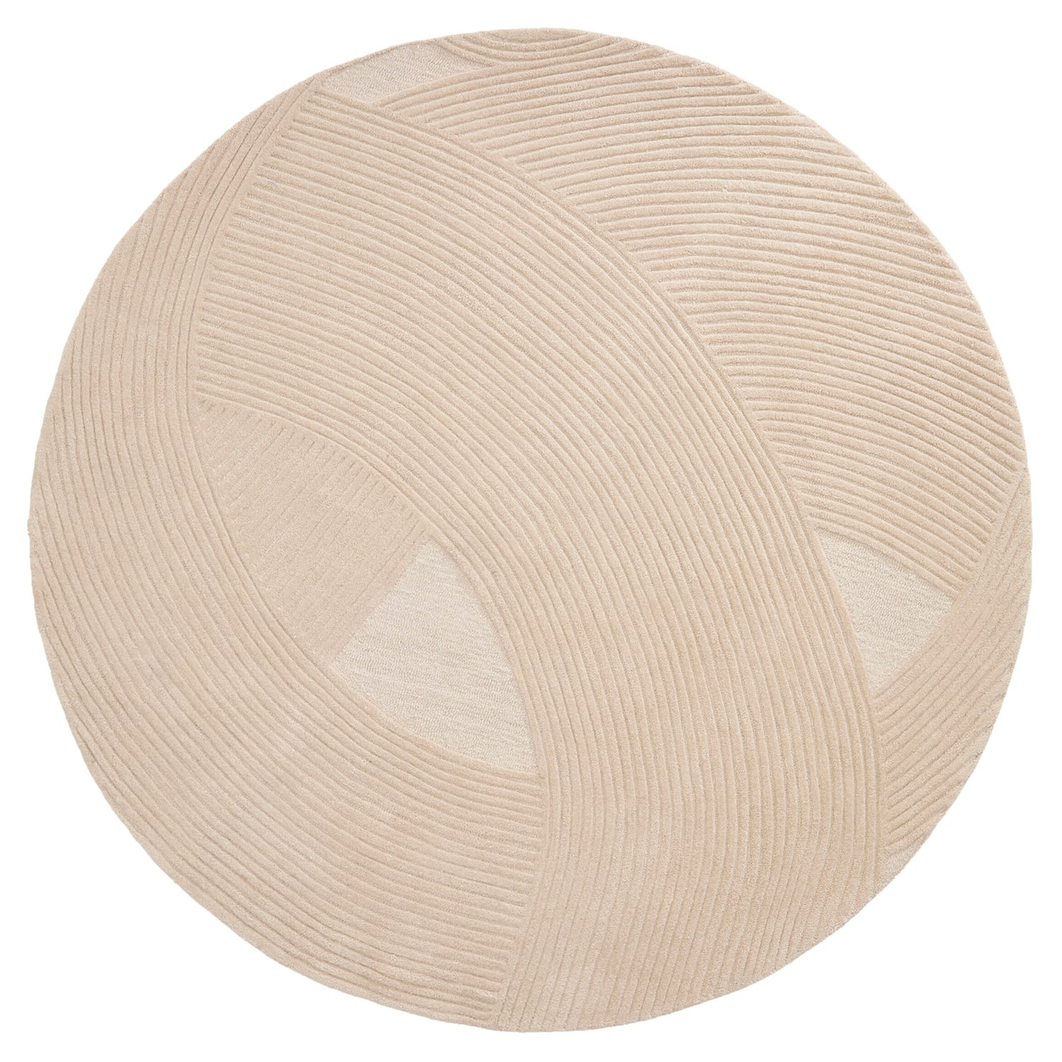 Beige Aaliyah Wool Rug