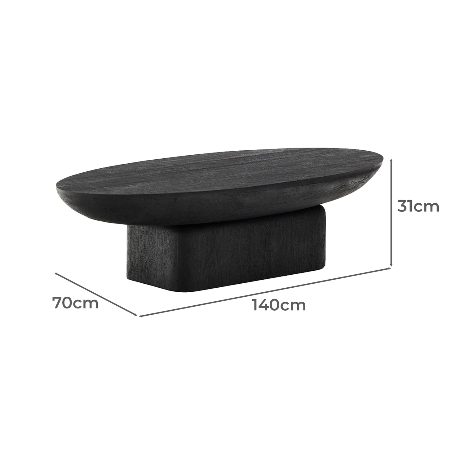 Easton Acacia Wood Coffee Table