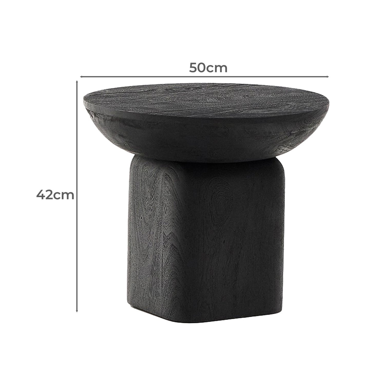 Easton Acacia Wood Side Table