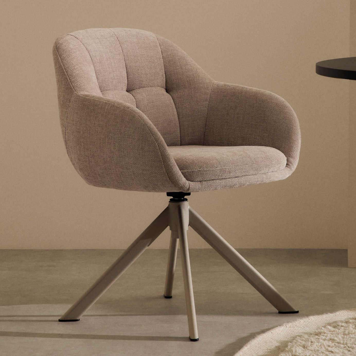 Meriden-Chenille-Swivel-Armchair