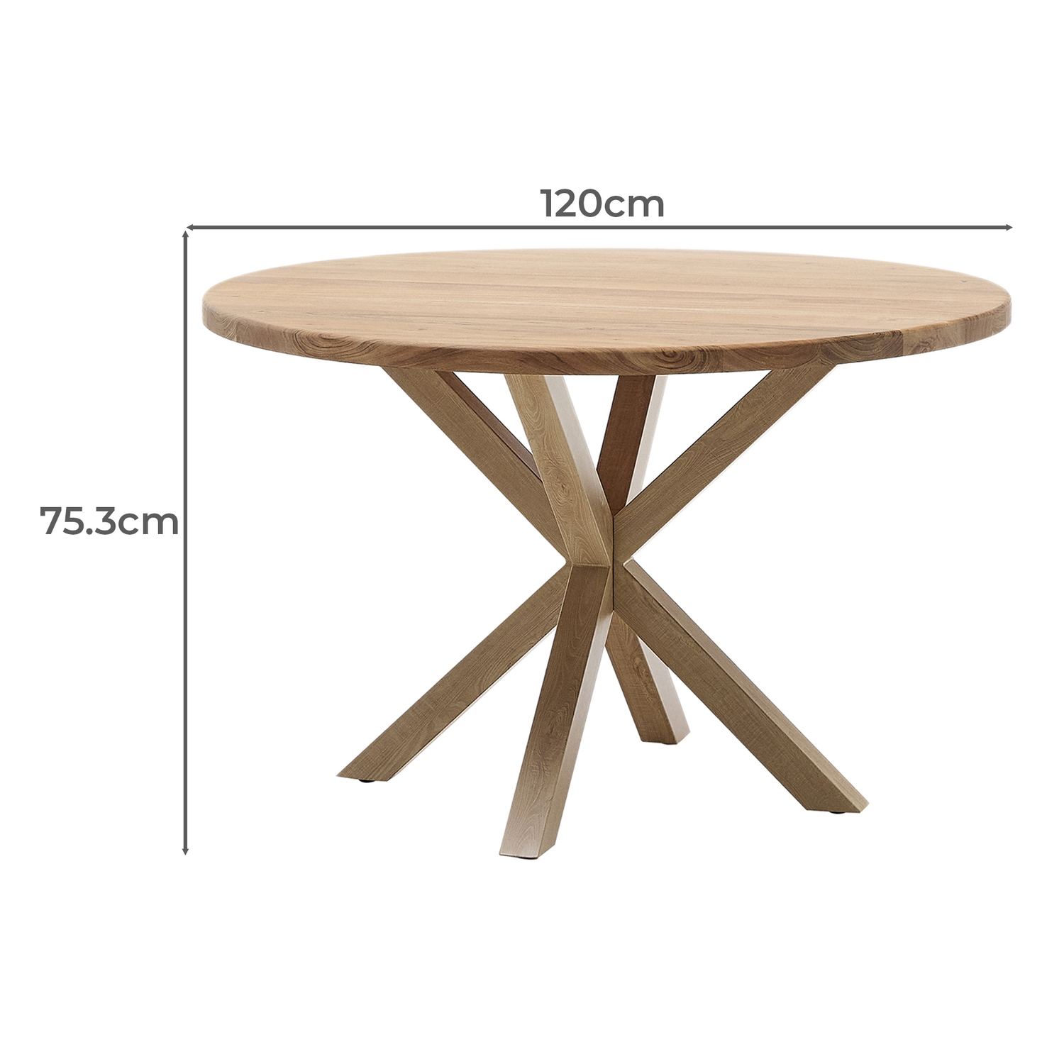 Argo Round Acacia Wood Dining Table