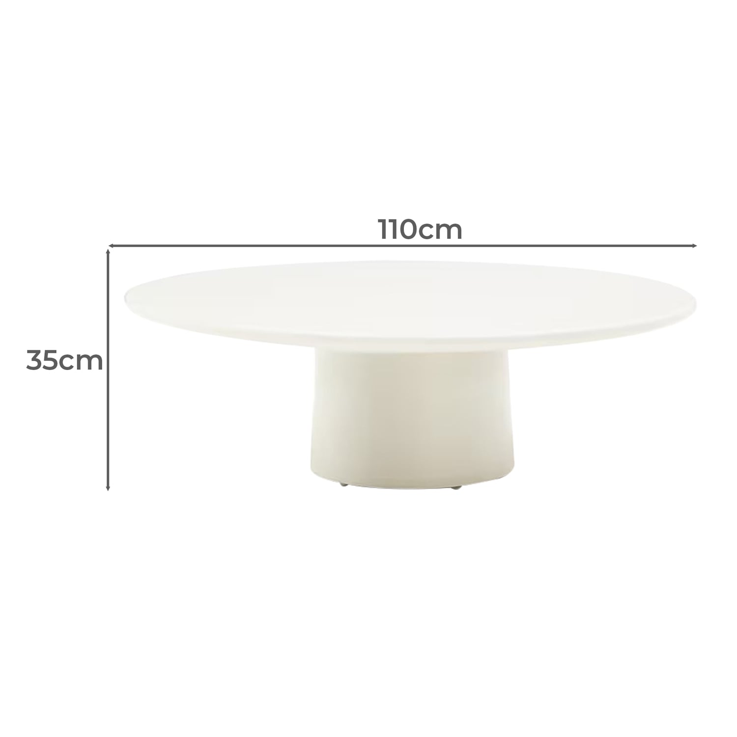 Alto Cement Outdoor Coffee Table