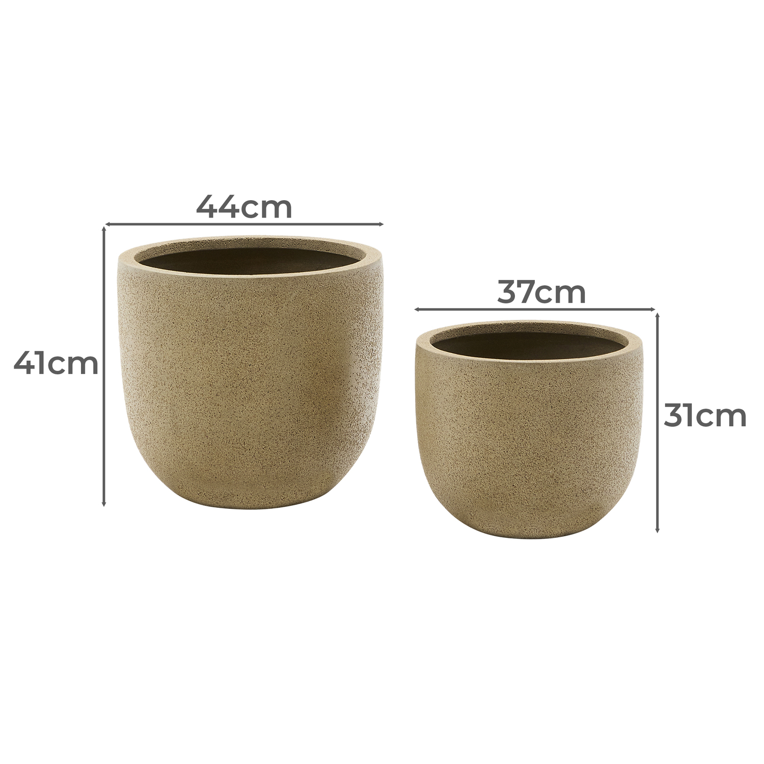 2 Piece Ludlow Planter Set
