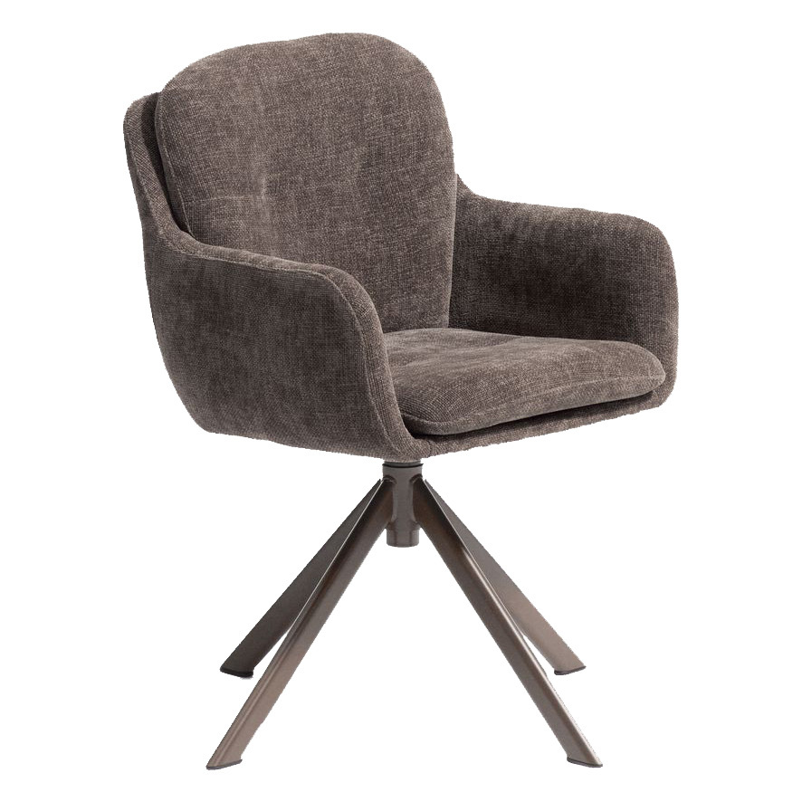 Seymour Chenille Swivel Armchair