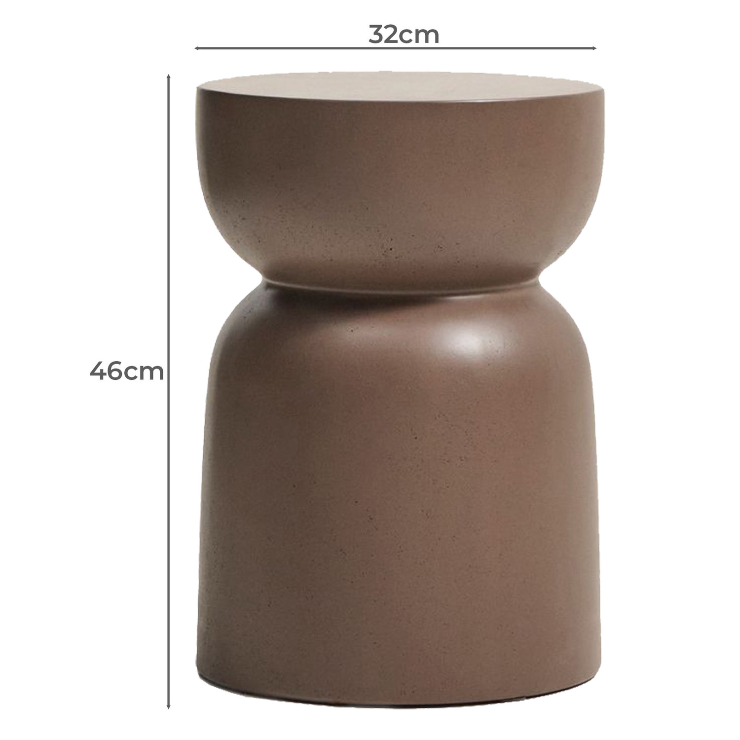 Gatten Cement Outdoor Side Table