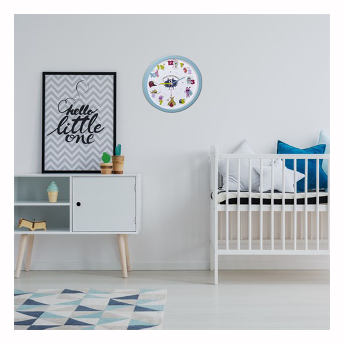 Lps Clock 30.9cm Little Monsters Kids' Wall Clock | Temple & Webster