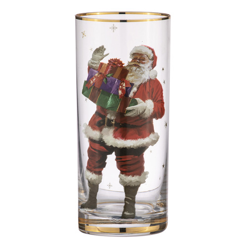 Ashdene 4 Piece Spirit of Christmas 400ml Highball Glass Set Temple