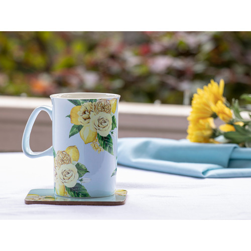Citrus Blooms 350ml New Bone China Mugs