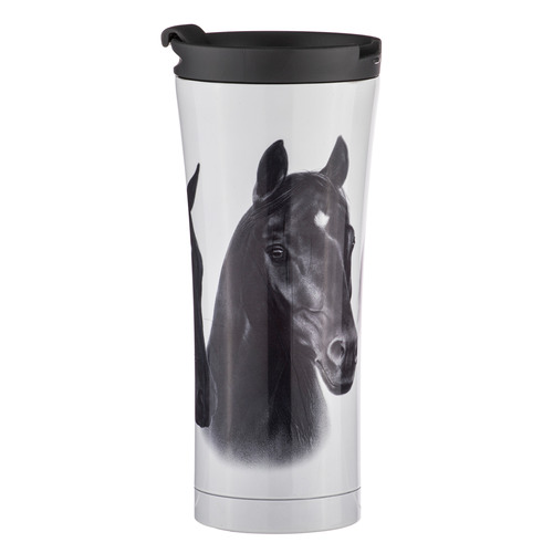 Black Trio 500ml Travel Mug
