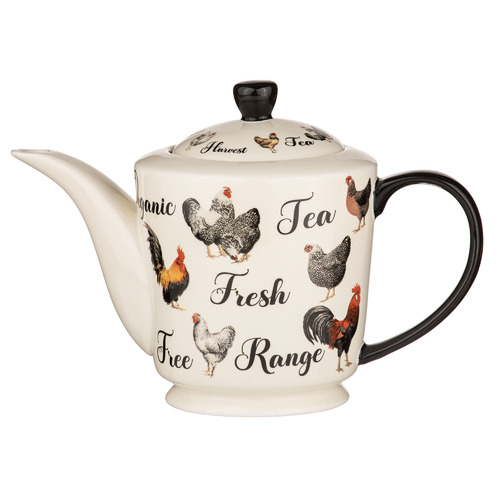 Heartland 1L New Bone China Teapot with Infuser