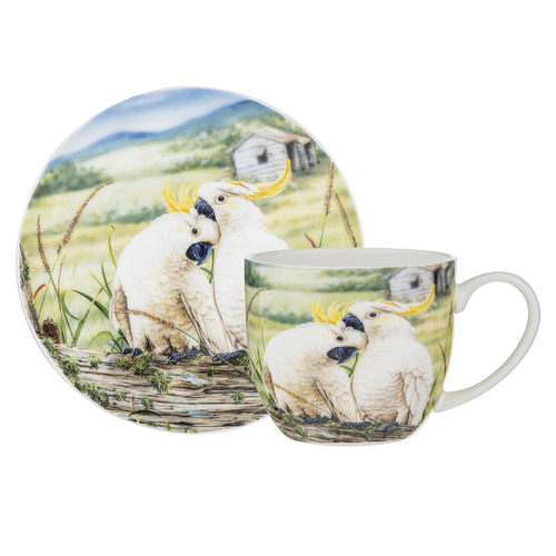 A Country Life Countryside Retreat 230ml Fine Bone China Cup & Saucer
