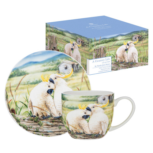 A Country Life Countryside Retreat 230ml Fine Bone China Cup & Saucer