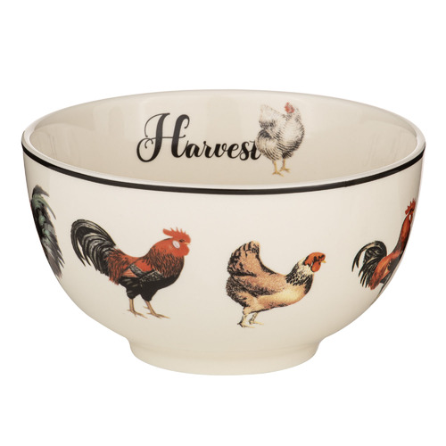 4 Piece Heartland 13.5cm New Bone China Cereal Bowl Set
