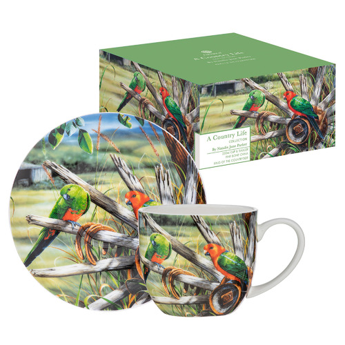 A Country Life King of the Countryside 230ml Fine Bone China Cup & Saucer