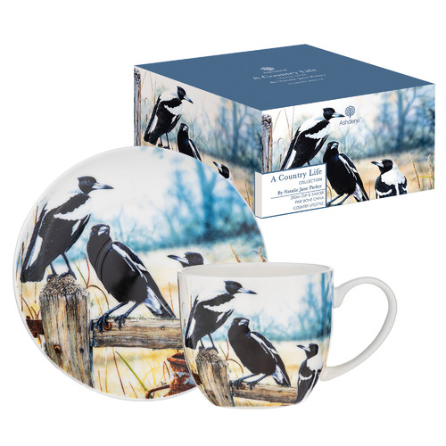 A Country Life Country Lifestyle 230ml Fine Bone China Cup & Saucer