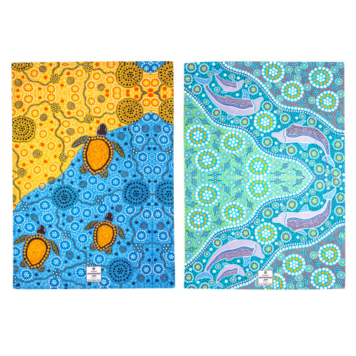 Maarakool Art Water assorted Kitchen Towels