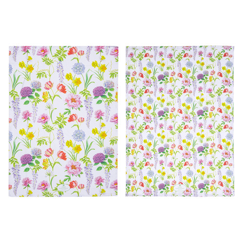 2 Piece Botanical Symphony Kitchen Towel Set