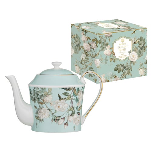 Mint Elegant Rose 700ml Teapot