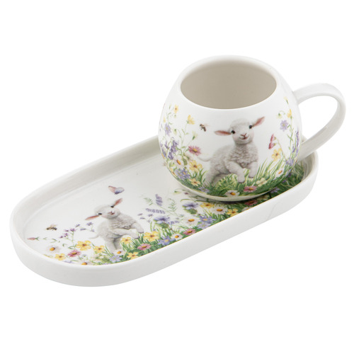 2 Piece Sweet Meadows 200ml Mug & Plate Set