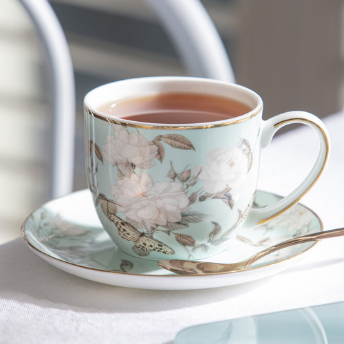 Mint Elegant Rose 310ml Cup & Saucer