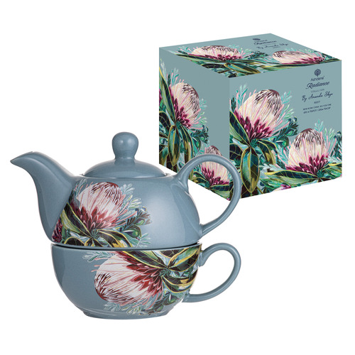 3 Piece Misty Radiance Tea for One Set