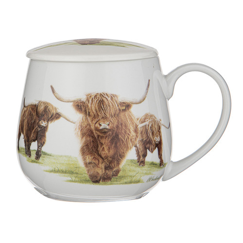 Highland Herd 430ml Mug with Infuser