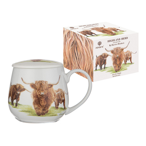 Highland Herd 430ml Mug with Infuser