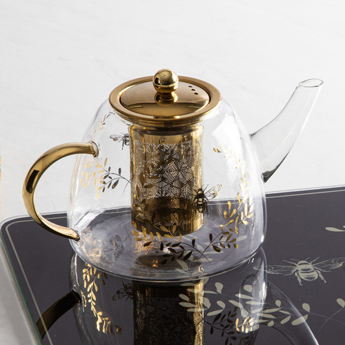 Elegant Bee 1200ml Teapot with Infuser