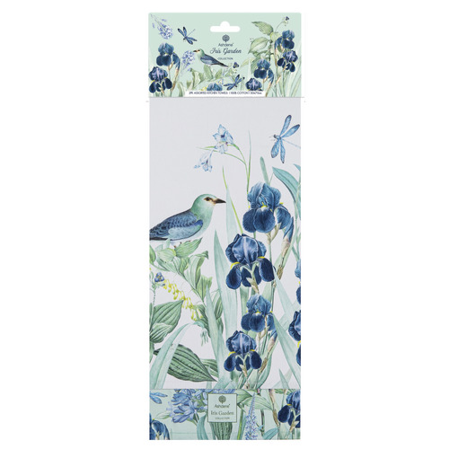 2 Piece Iris Garden Kitchen Towel Set