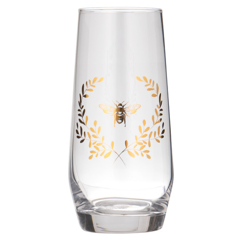 Elegant Bee 470ml Crystal Highball Tumblers