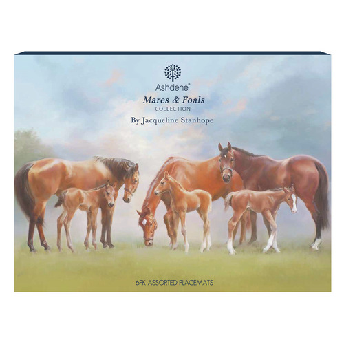 6 Piece Mares & Foals Placemat Set