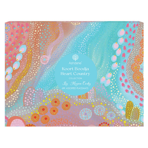 6 Piece Heart Country Koort Boodja Placemat Set